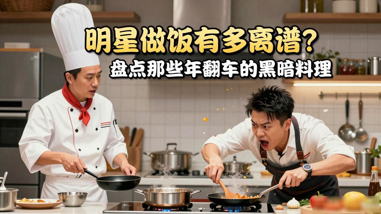 明星做饭有多离谱？盘点那些年翻车的黑暗料理